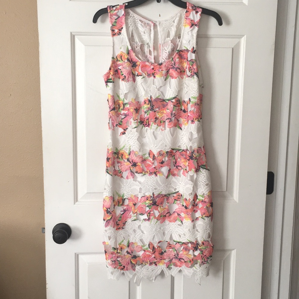 White/Floral Dress